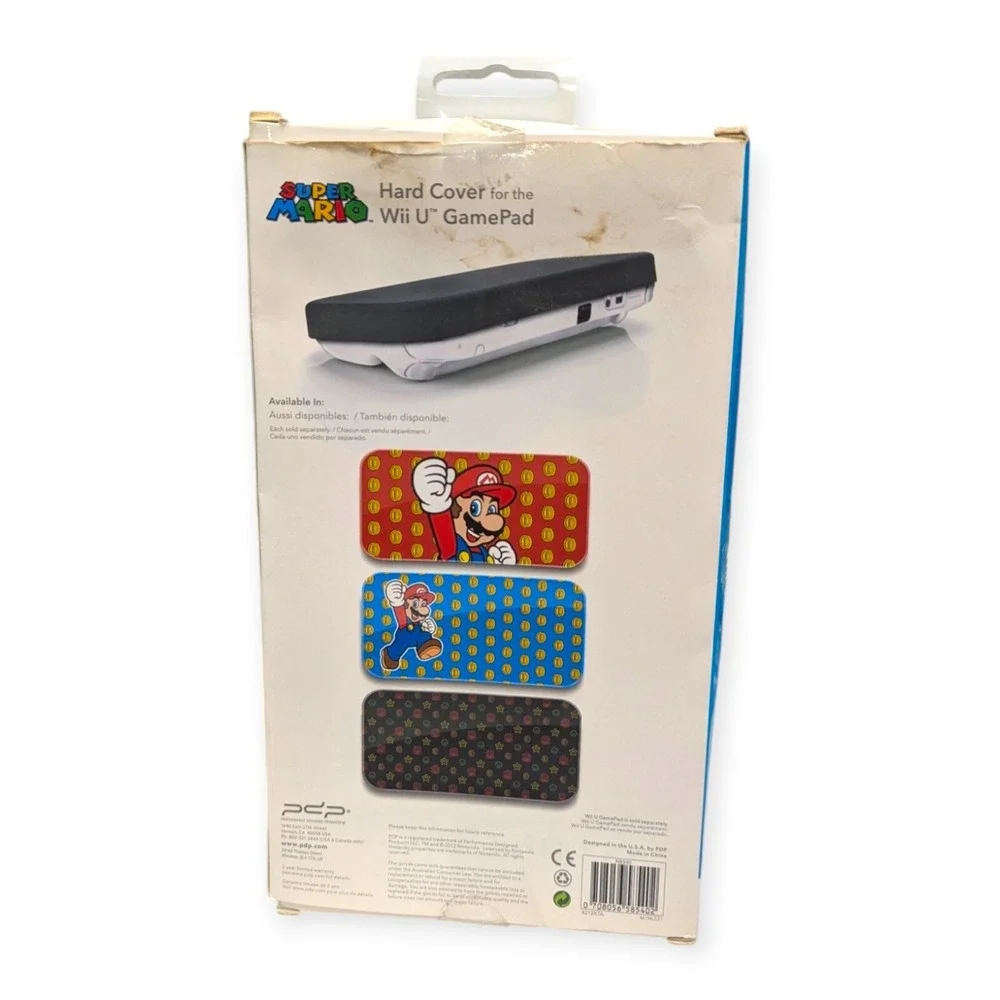 Wii U Hard Cover‎ Super Mario Characters 2012 New Open Box